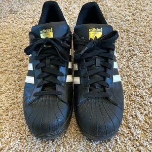 Black (and Gold) Adidas Superstar